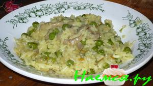 Рисовая фантазия с грибами