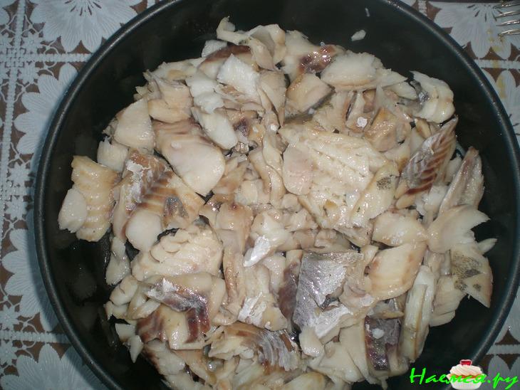 Пирог рыбный (у меня пикша) Пирог рыбный (у меня пикша)