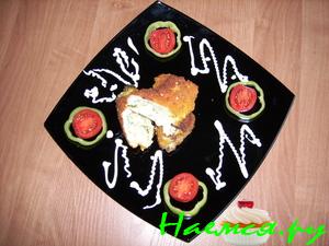 Куриные рулетики с сыром и зеленью