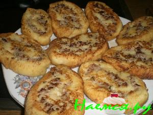 Картофельные рулетики с фаршем