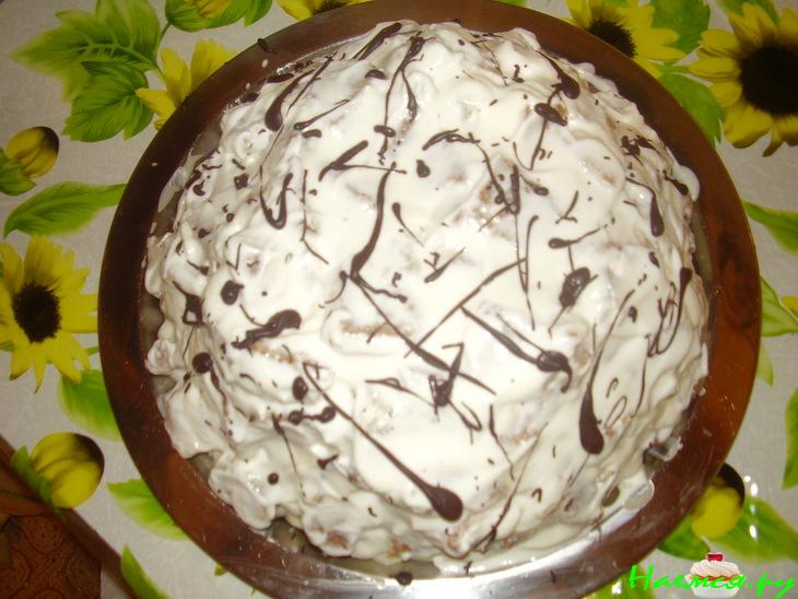 Торт 'Панчо' с кремом на сгущенном молоке