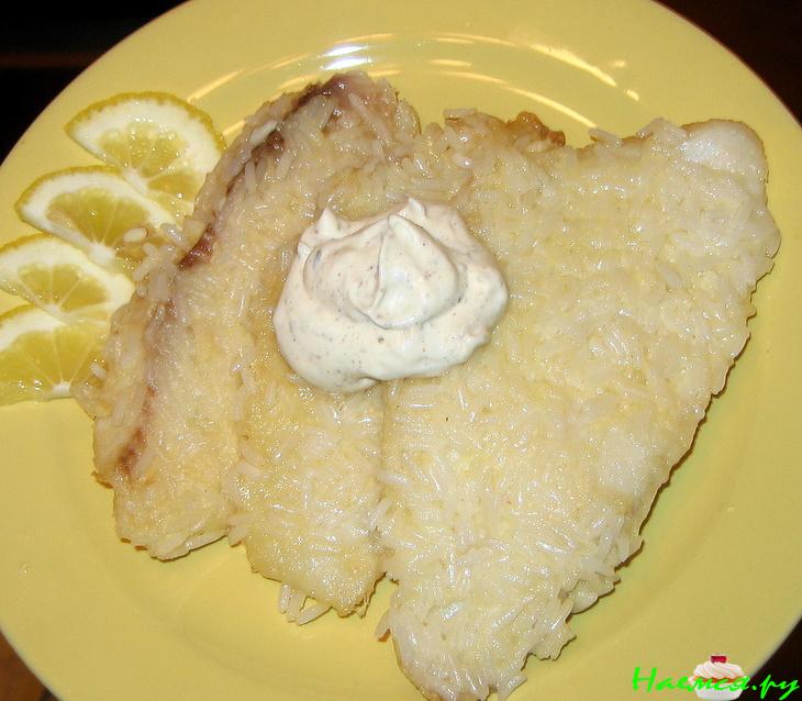 Рыба в корочке из риса