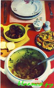 Суп пикантный с креветками