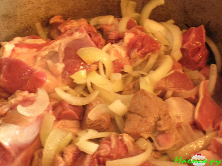 Рагу из баранины по-гречески
