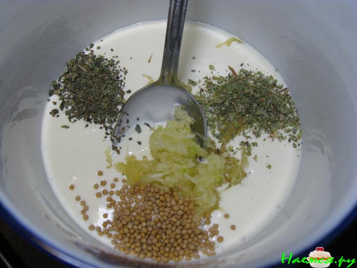 Картофель запечённый с заливкой и сыром