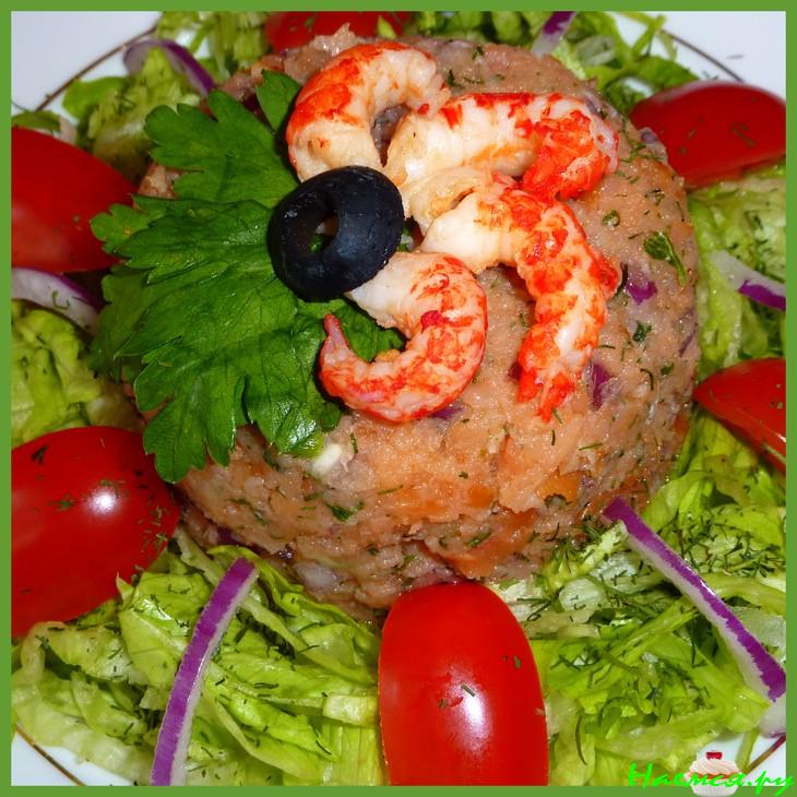 Лососевый тартар