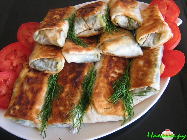 Лаваш с яйцом и шпинатом Лаваш с яйцом и шпинатом