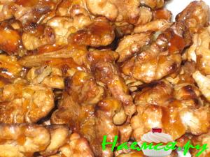 Грецкие орехи в карамели