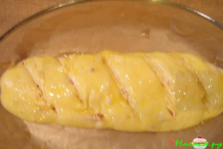 Батон с начинкой