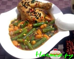 Мексиканское рагу с курицей и фасолью