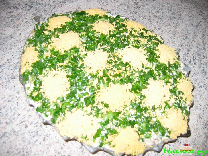 Салат "Одуванчики"