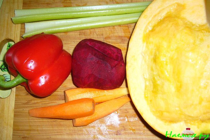 Суп-пюре из овощей "Бордовый"