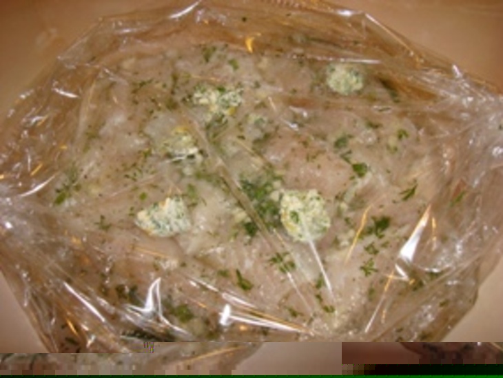 Рыбное филе в лимонно-чесночном масле