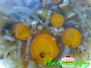 Супчик домашний постный