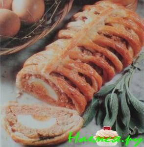 Мясной рулет "Женское счастье" Мясной рулет "Женское счастье"