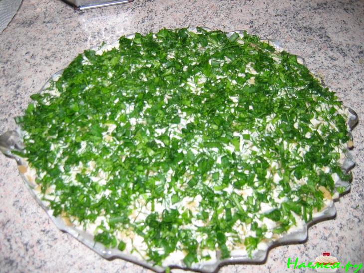 Салат "Одуванчики"