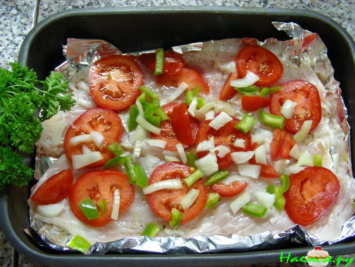 Курочка под снегом