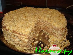 Наполеон шоколадный