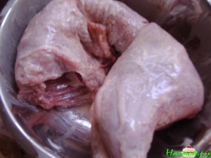 Кролик фаршированный