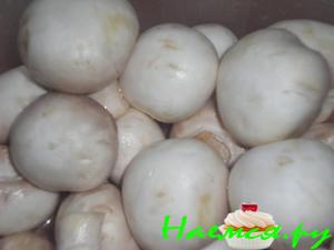 Как подготовить шампиньоны