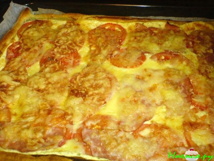 Творожный пирог-пицца