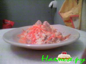 "Плов" из курицы с корейской морковью "Плов" из курицы с корейской морковью
