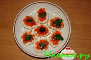 Фаршированный "Праздничный" кальмар