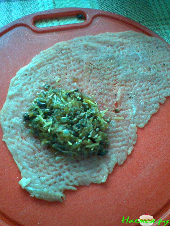 Конвертики с грибами и сыром Конвертики с грибами и сыром