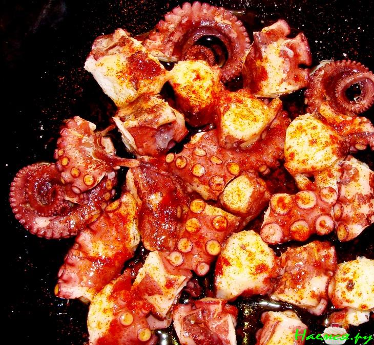 Осьминог в стиле 'Гаего'