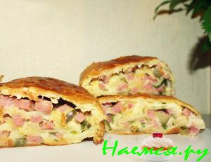 Голландский рулет с ветчиной