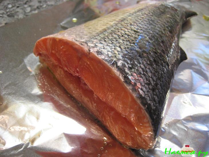 Пирог рыбный из свежего лосося