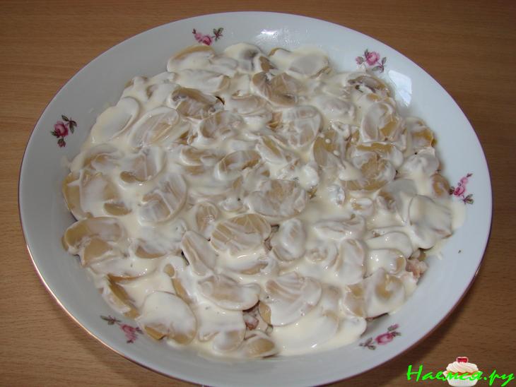 Салат "Белый лебедь"