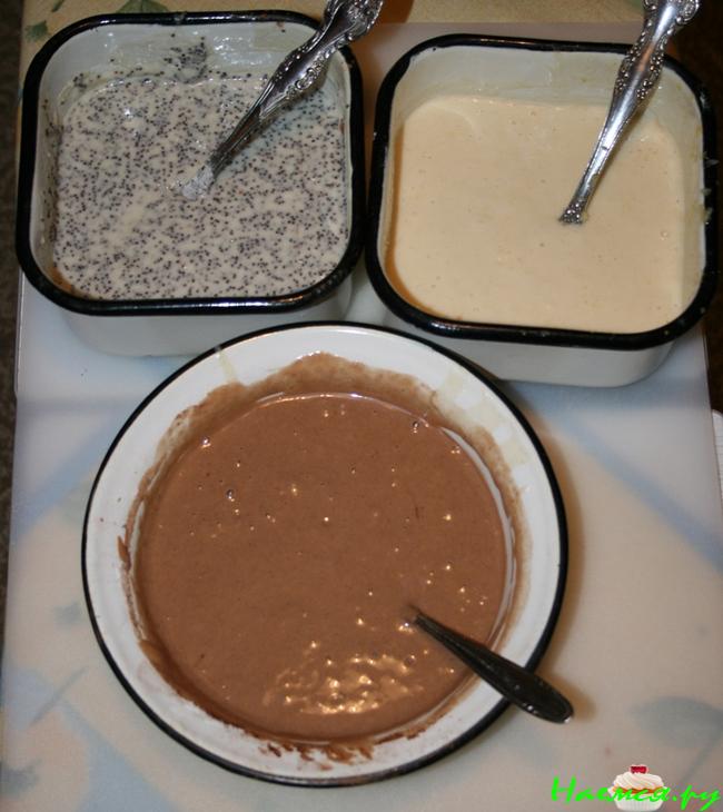 Постный пирог с маком и лимоном