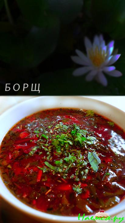 Летние радости 4 : Борщ со шкварками и грибами