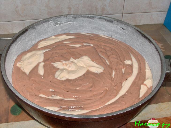 Кекс Мраморный на сметанке Кекс Мраморный на сметанке