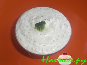 Соус с брокколи + яблоко Соус с брокколи + яблоко