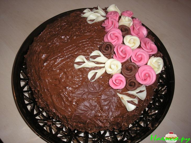 Ореxово-шоколадный торт (очень простой,но невероятно вкусный) Ореxово-шоколадный торт (очень простой,но невероятно вкусный)