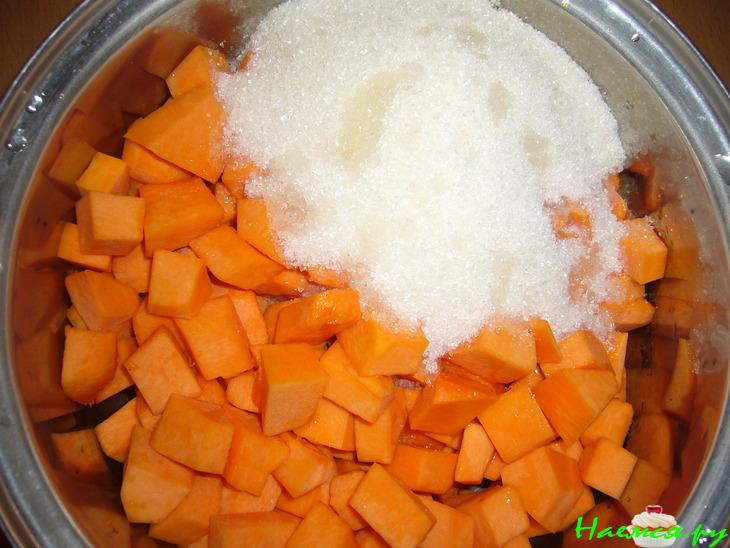 Сладкий блинный тыквенный пирог