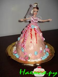 Торт "Барби" (не столько рецепт, сколько вариант оформления)