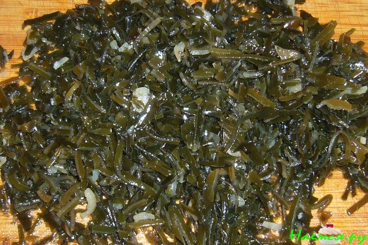 Суп рыбный густой с морской капустой