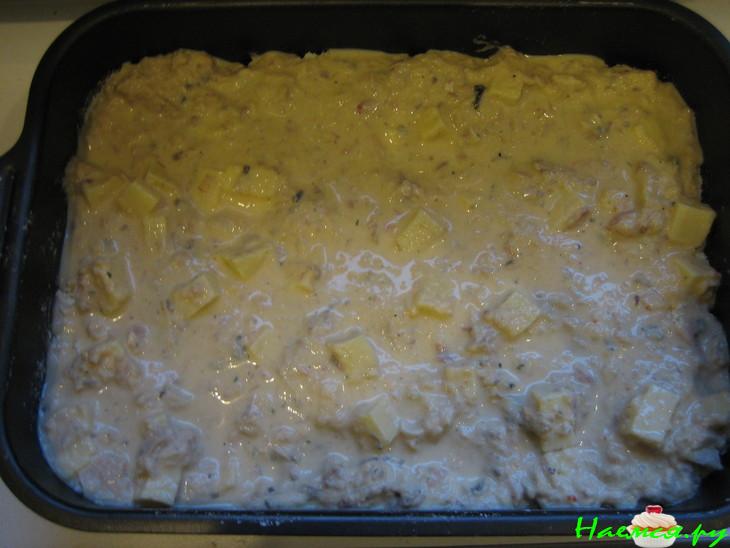 Пирог лёгкий с рыбкой