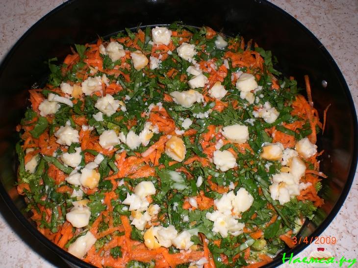 Слоеный пирог "Овощная соната"