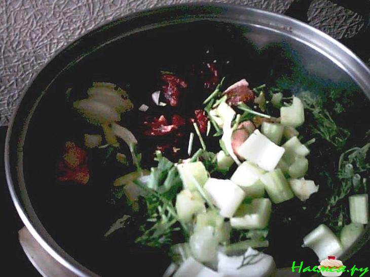 Баранина с орехами