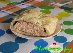 Лосось, запеченный в тесте