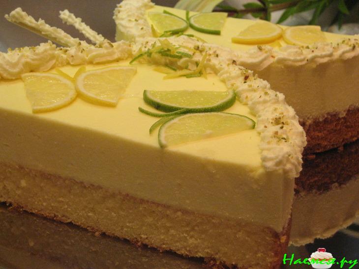 Торт 'Бабочка' с лимонным желе