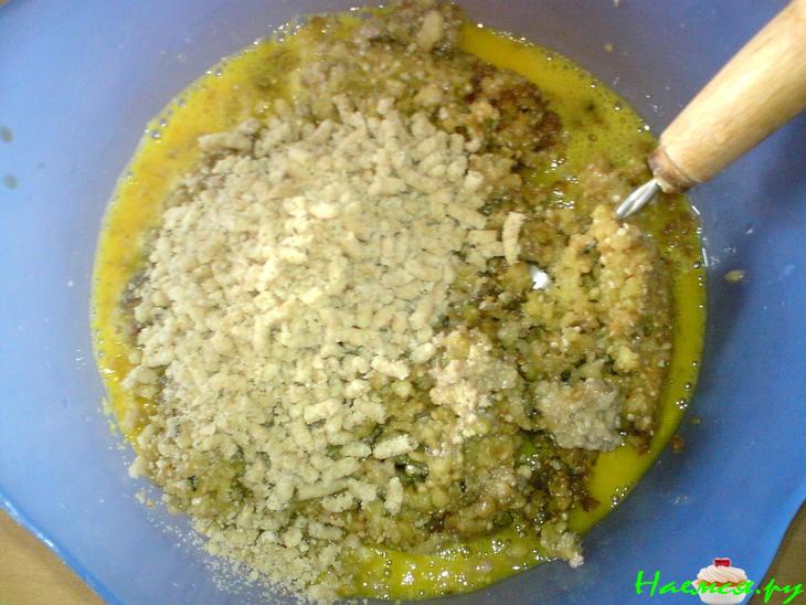 Кюкю из баклажанов