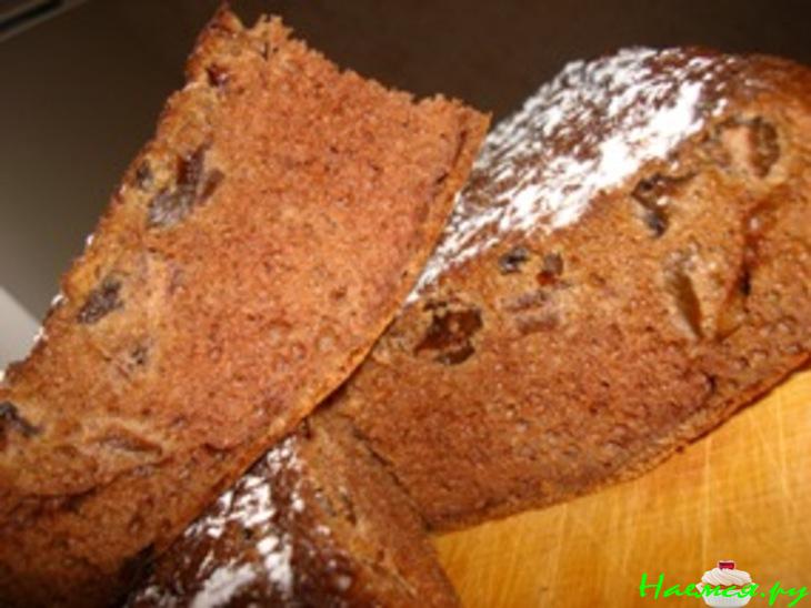 Кекс с красным вином и черносливом