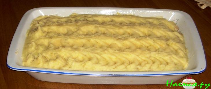 Картофельная запеканка с фаршем