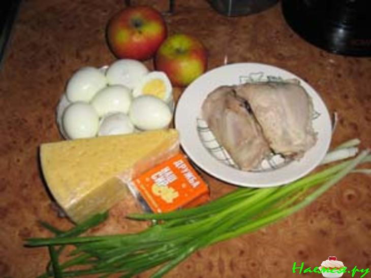 Салат "Черепашка" (куриный)