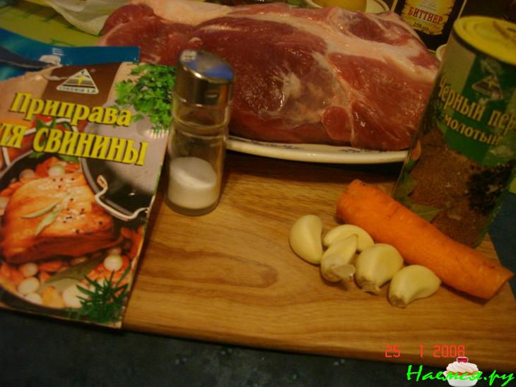 Свинина в рукаве